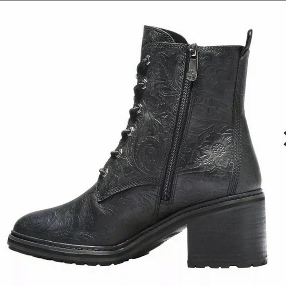 Timberland Sienna High Zip Embossed WP Leather - Picture 5 of 6